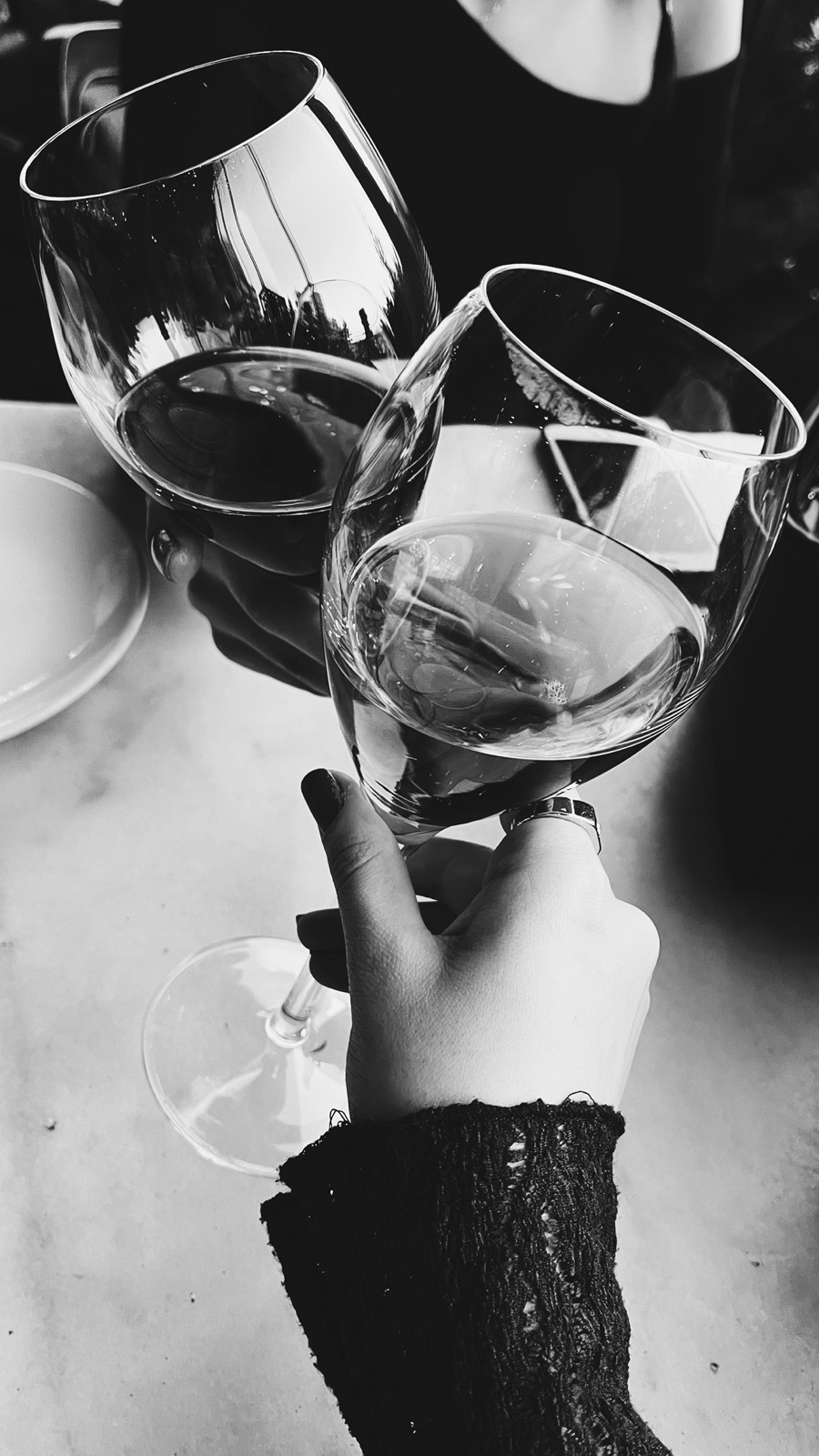 A glass being poured.